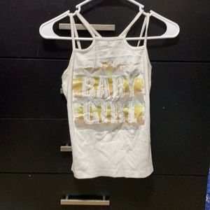 Baby Girl Cross Back Tank Top